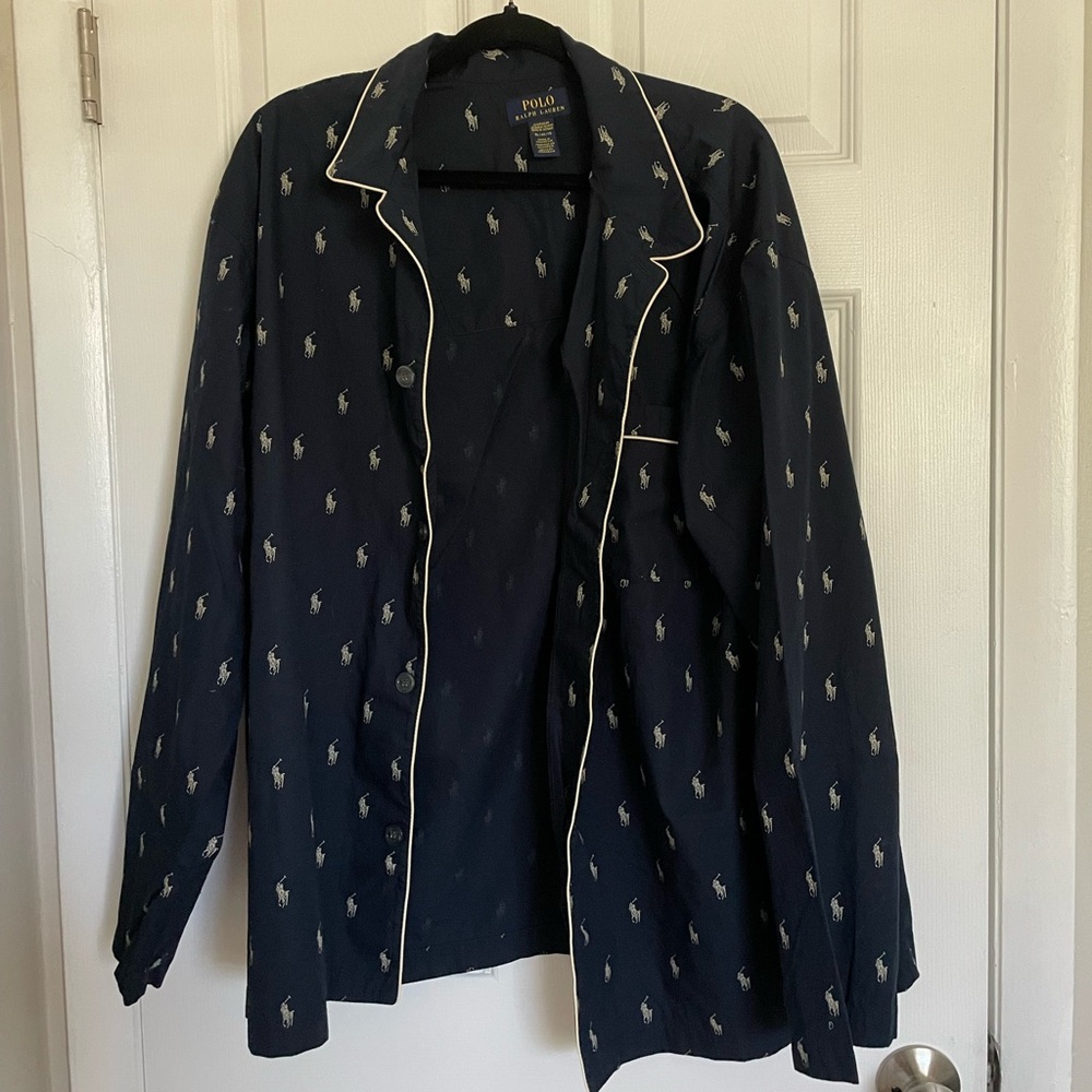 Polo by Ralph Lauren Blue Pajama Shirt